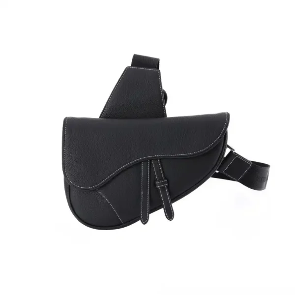 Dior Saddle Bag Black Calfskin