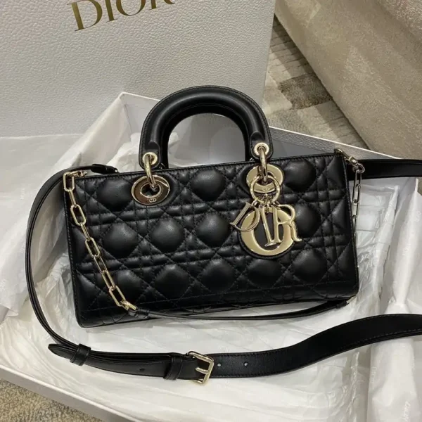 Dior Lady D-Joy  Large Bag  Black - Image 7