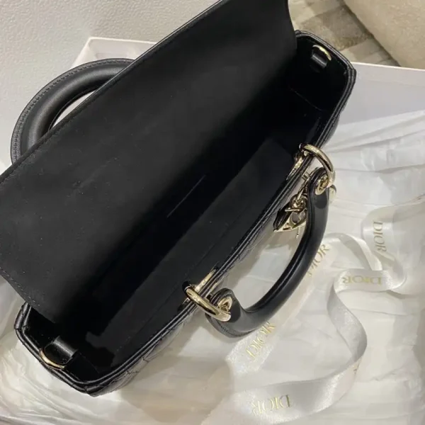 Dior Lady D-Joy  Large Bag  Black - Image 9