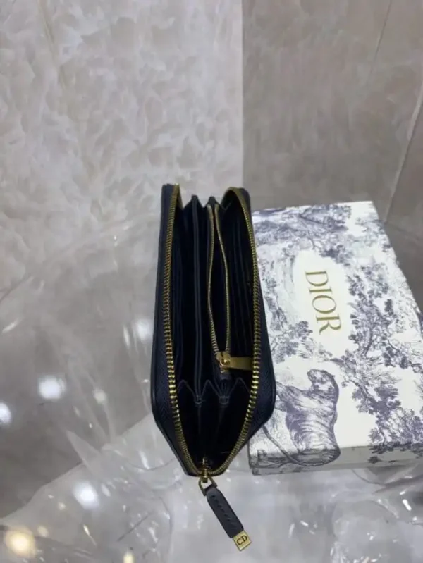 Dior Long Zipper Wallet - Image 3