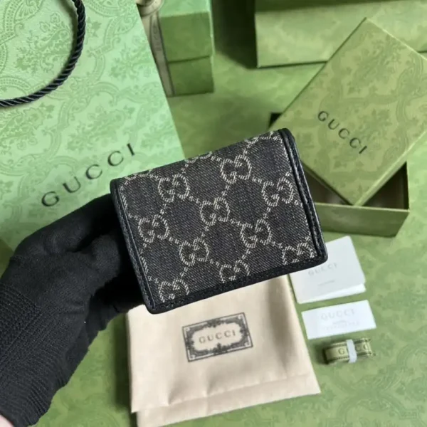 Gucci  Horsebit 1955 Wallet Black - Image 4