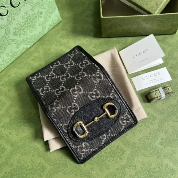 Gucci  Horsebit 1955 Wallet Black - Image 6