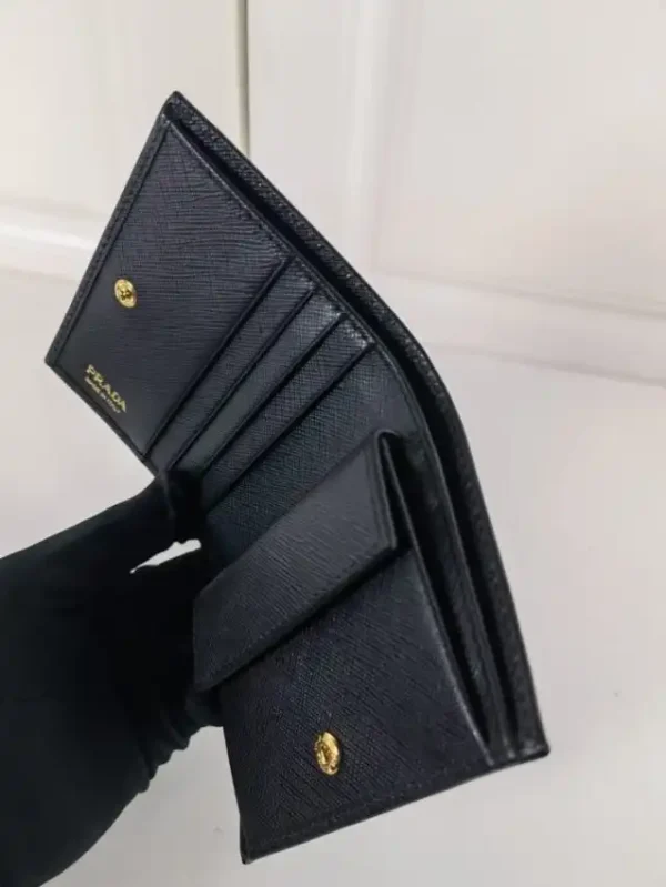 Prada Saffiano Two Fold Wallet - Image 5