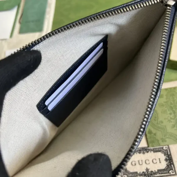 Gucci  Ophidia Web Clutch Blue - Image 7