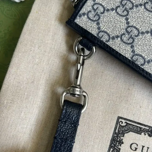 Gucci  Ophidia Web Clutch Blue - Image 2