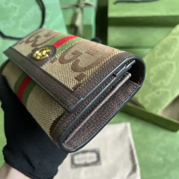 Gucci  Ophida Jumbo Long Wallet - Image 7