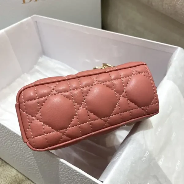 Dior Lady D-Joy  Large Bag Coral - Image 3