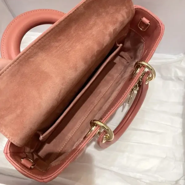 Dior Lady D-Joy  Large Bag Coral - Image 6