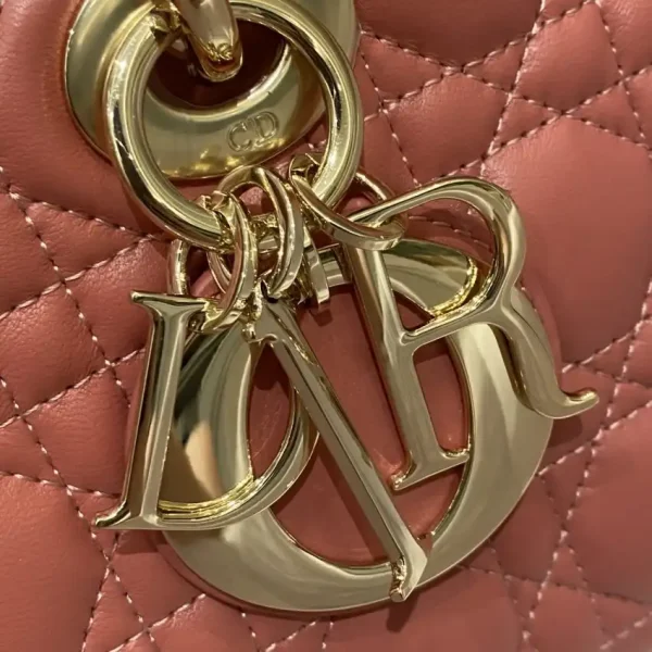 Dior Lady D-Joy  Large Bag Coral - Image 7