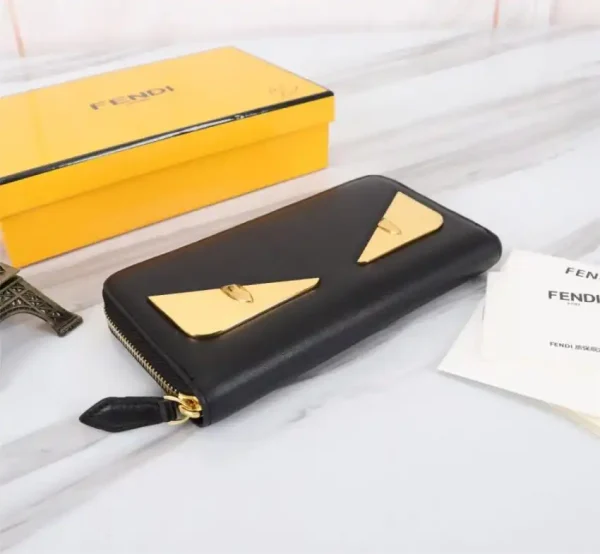 Fendi Yellow Eyes Wallet - Image 5