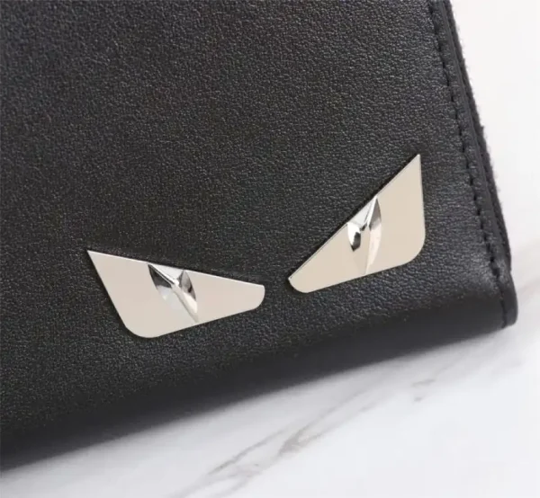 Fendi Grey Eyes Wallet - Image 4