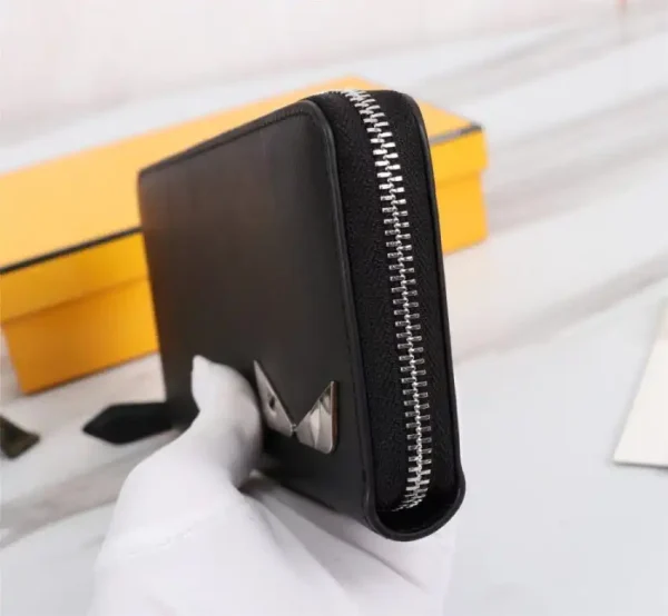 Fendi Grey Eyes Wallet - Image 7