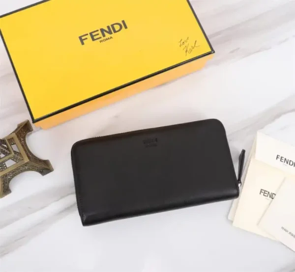 Fendi Black Eyes Wallet - Image 2