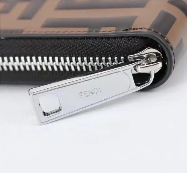 Fendi FF Brown Wallet - Image 3