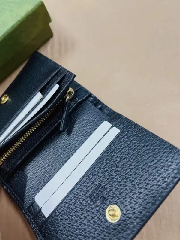 Gucci  Ophidia Compact  Black Wallet - Image 2