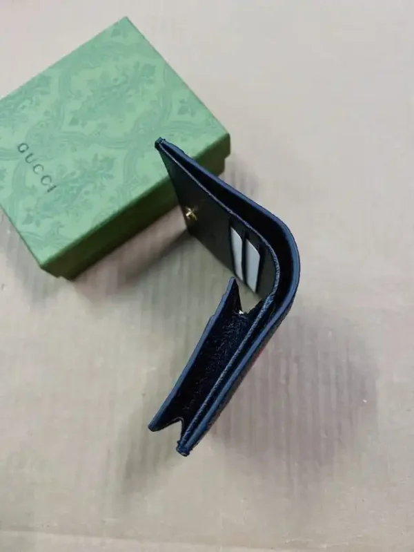 Gucci  Ophidia Compact  Black Wallet - Image 4