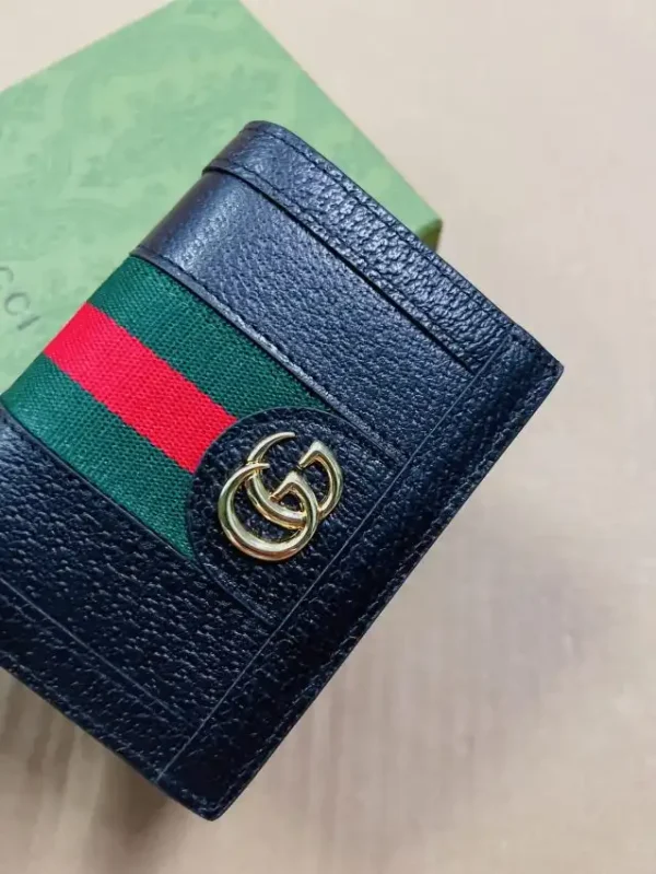 Gucci  Ophidia Compact  Black Wallet - Image 5