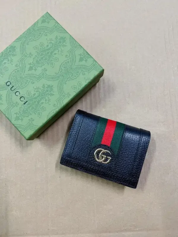 Gucci  Ophidia Compact  Black Wallet - Image 6