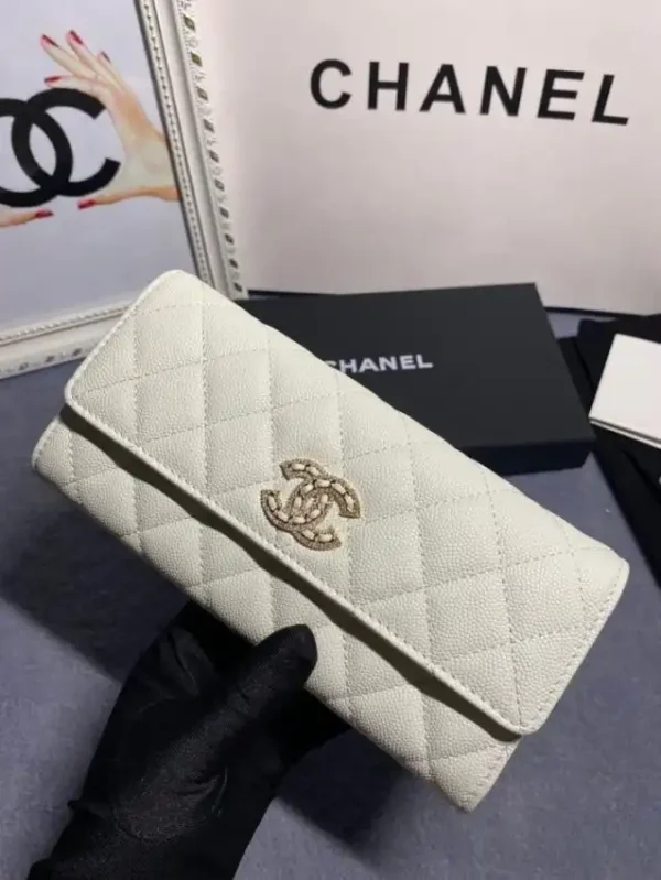 Chanel Long Vertical Wallet - Image 9
