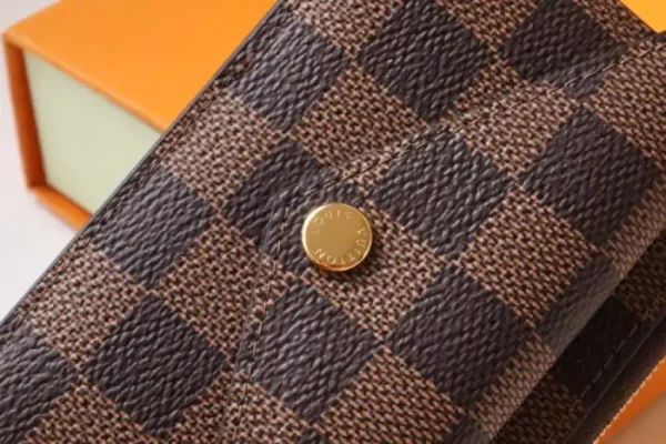 Louis Vuitton Card Holder Recto Verso Grid Brown - Image 4