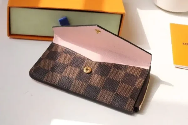 Louis Vuitton Card Holder Recto Verso Grid Brown - Image 6