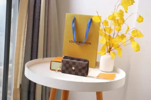Louis Vuitton Card Holder Recto Verso Grid Brown - Image 7