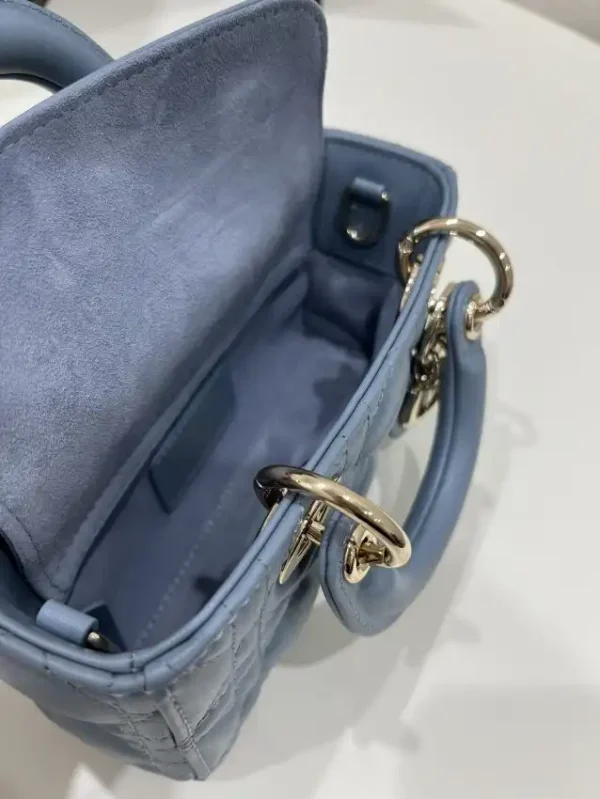 Dior Lady D-Joy Mini Bag Blue - Image 5