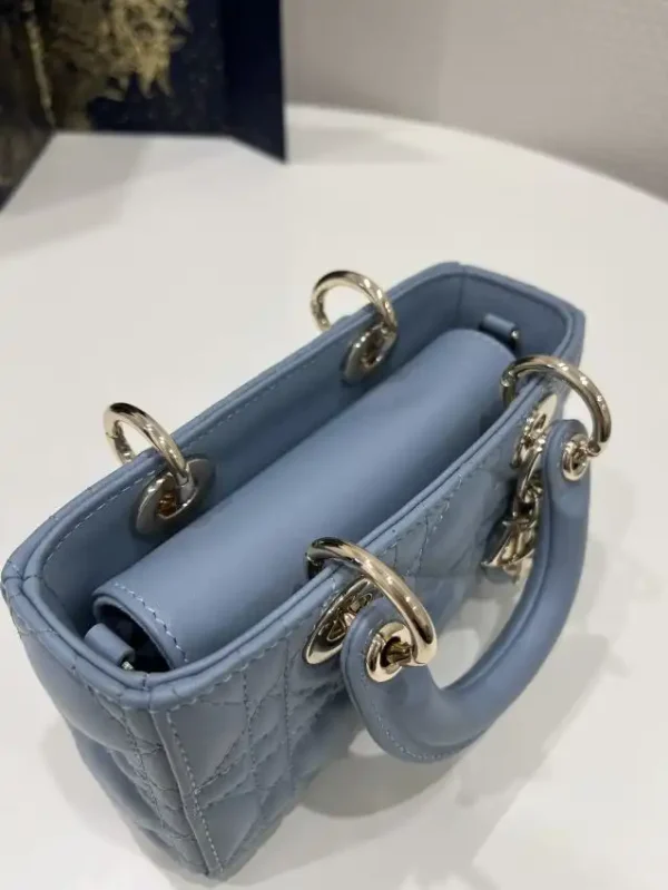 Dior Lady D-Joy Mini Bag Blue - Image 9