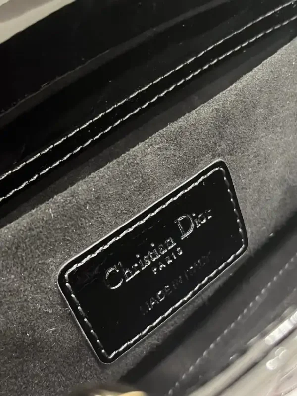 Dior Lady D-Joy Bag  Patent Black - Image 7