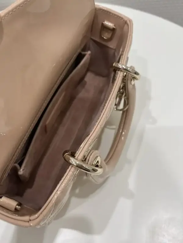 Dior Lady D-Joy Bag  Caramel Patent - Image 2