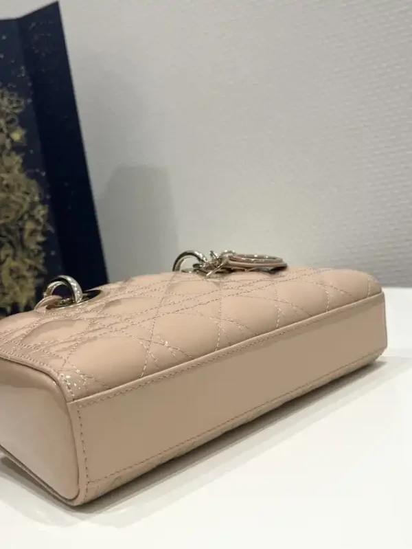 Dior Lady D-Joy Bag  Caramel Patent - Image 3
