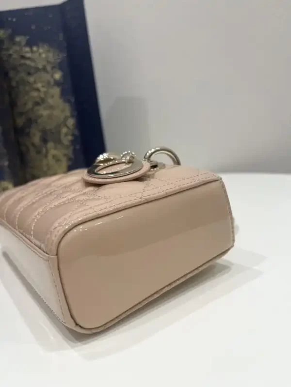 Dior Lady D-Joy Bag  Caramel Patent - Image 4