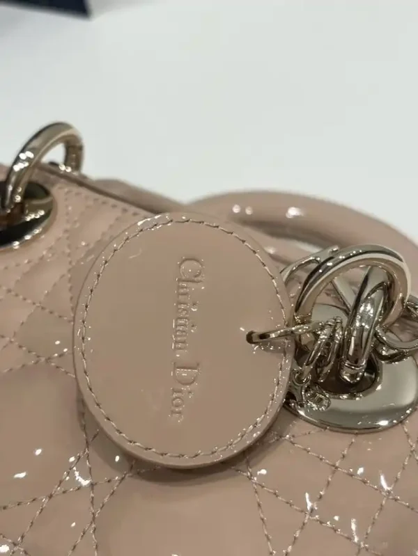 Dior Lady D-Joy Bag  Caramel Patent - Image 8