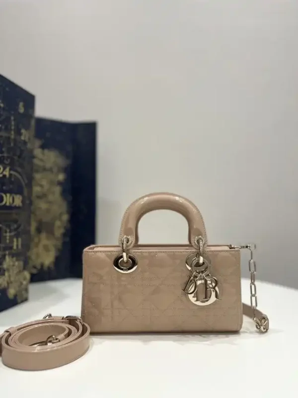 Dior Lady D-Joy Bag  Caramel Patent