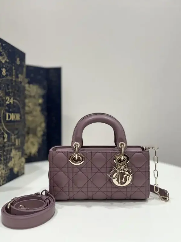 Dior Lady D-Joy Bag  Purple