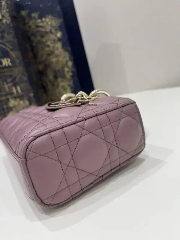 Dior Lady D-Joy Bag  Purple - Image 4