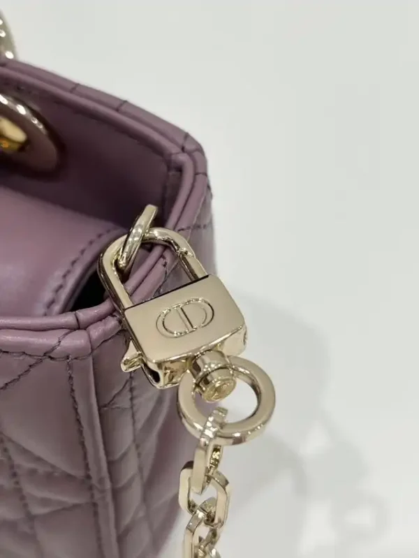 Dior Lady D-Joy Mini Bag Dark Purple - Image 3