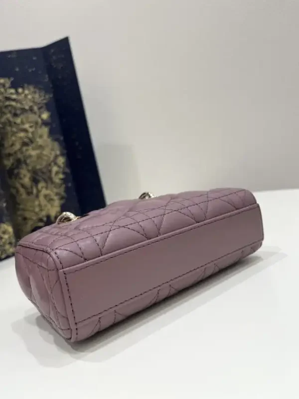Dior Lady D-Joy Mini Bag Dark Purple - Image 4