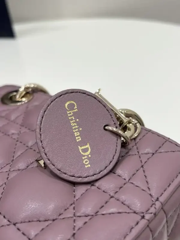Dior Lady D-Joy Mini Bag Dark Purple - Image 8