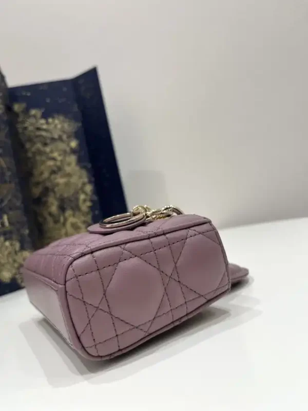 Dior Lady D-Joy Mini Bag Dark Purple - Image 9
