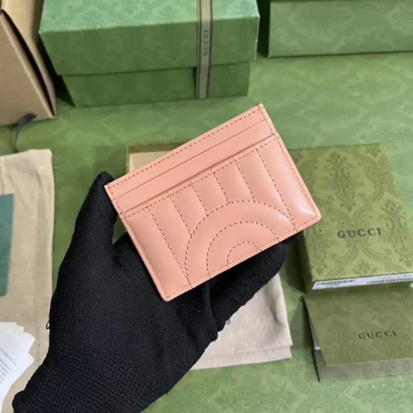 Gucci  Marmont Card Holder Pink - Image 3