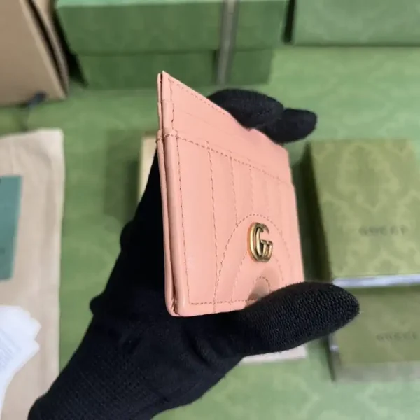 Gucci  Marmont Card Holder Pink - Image 4