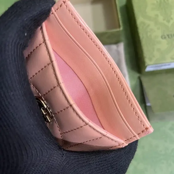 Gucci  Marmont Card Holder Pink - Image 5