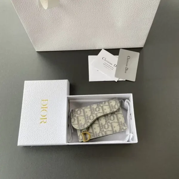 Dior Bloom Card Holder  Beige - Image 6