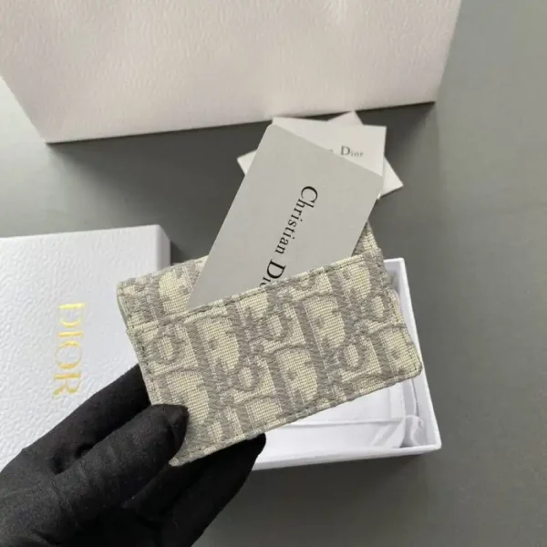 Dior Bloom Card Holder  Beige - Image 8