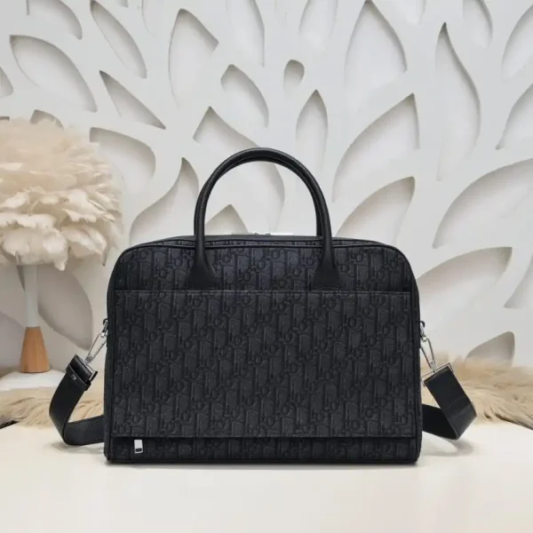 Dior Oblique Briefcase Black - Image 2
