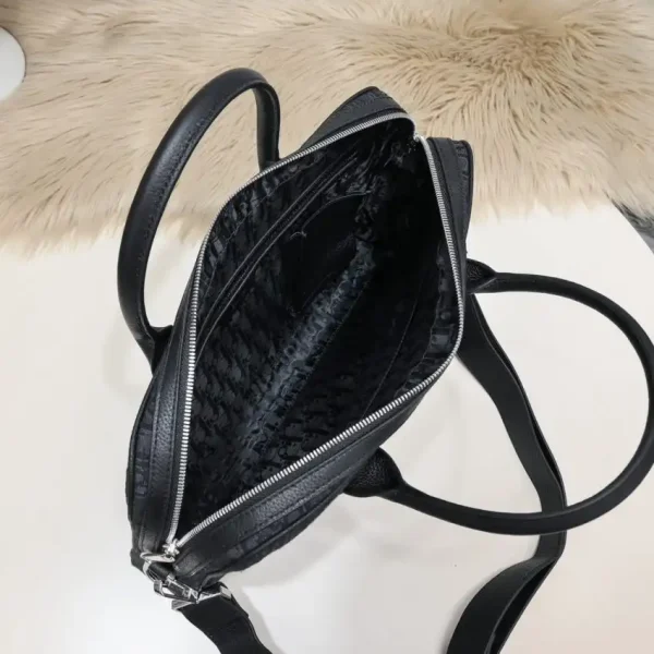 Dior Oblique Briefcase Black - Image 5