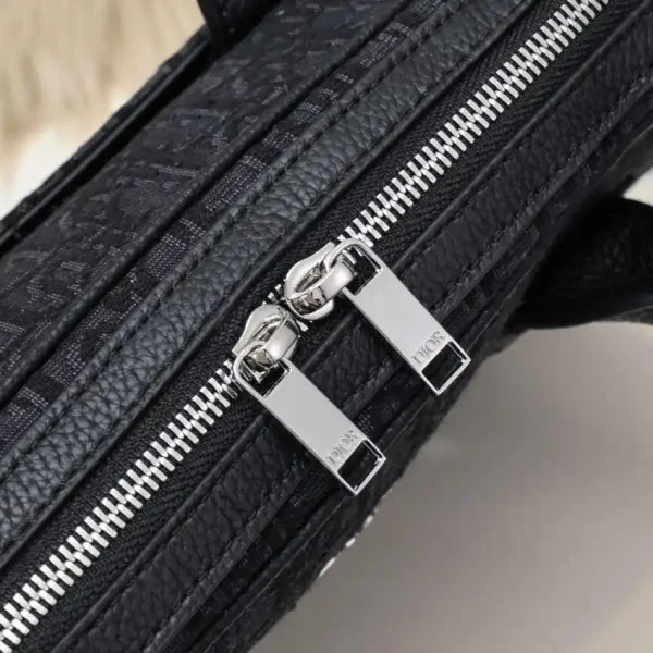 Dior Oblique Briefcase Black - Image 3