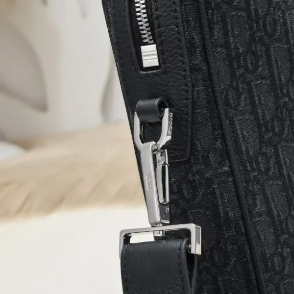 Dior Oblique Briefcase Black - Image 6