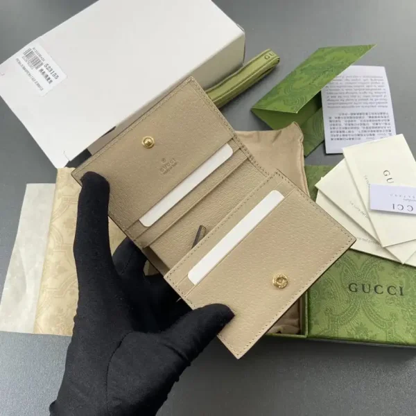 Gucci  Ophidia Compact  White Wallet - Image 6